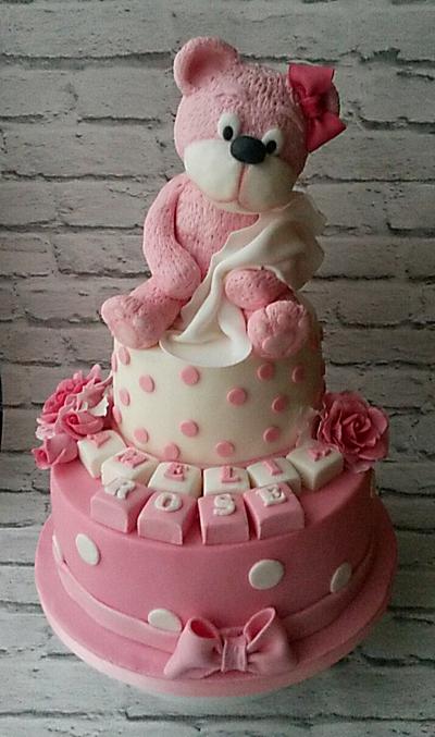 christening cake  - Cake by Ania - Sweet creations by Ania