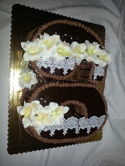Chocolate 60th birthday - Cake by Martina