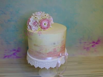Roses cake   - Cake by Ela