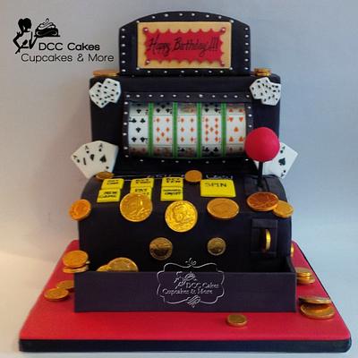 Poker Slot Machine Cake - Cake by DCC Cakes, Cupcakes & More...