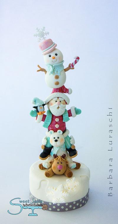Advent Calendar Collaboration - Christmas totem - Cake by Sweet Janis
