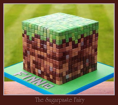 Minecraft  - Cake by The Sugarpaste Fairy