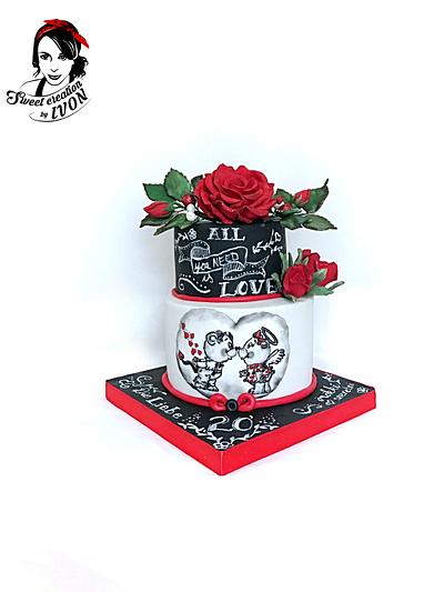 Wedding anniversary - Cake by Ivon