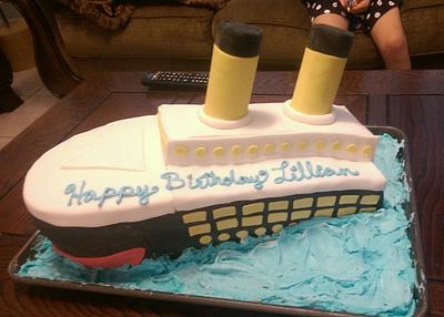 Lillians Titanic - Cake by Cinnemin Gurl