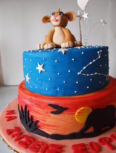 Lion King - Cake by sugardiver62