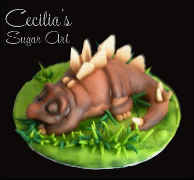 Sugar Stegasaurus - Cake by Cecilia