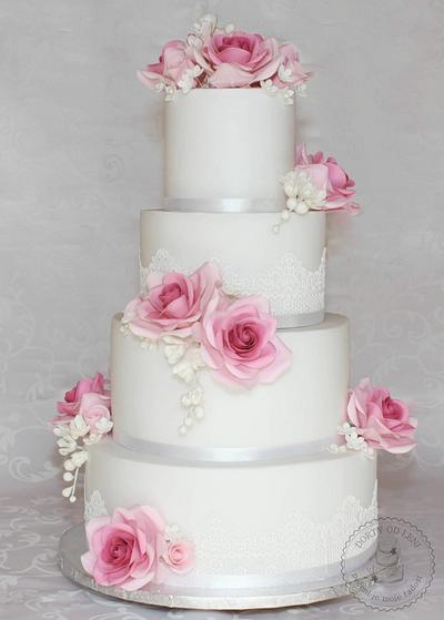Wedding cake - Cake by Lenicakes