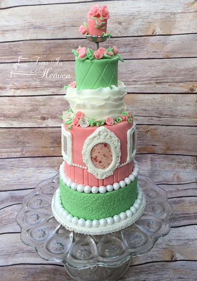 Mini 5 tier cake - Cake by Edible Sugar Art