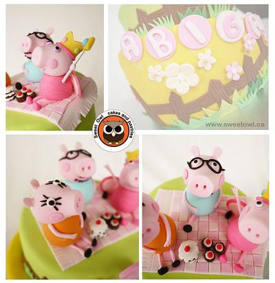 Peppa Pig cake - Cake by Sweet Owl Cake and Pastry
