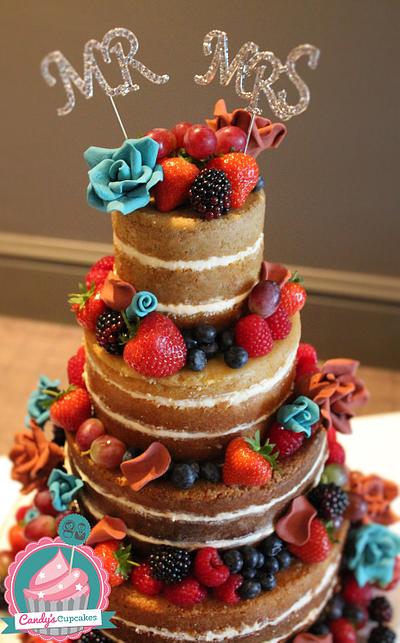 Vintage Naked Cake - Cake by Candy's Cupcakes