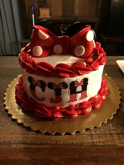 1st Birthday - Minnie Mouse - Cake by Chris Jones