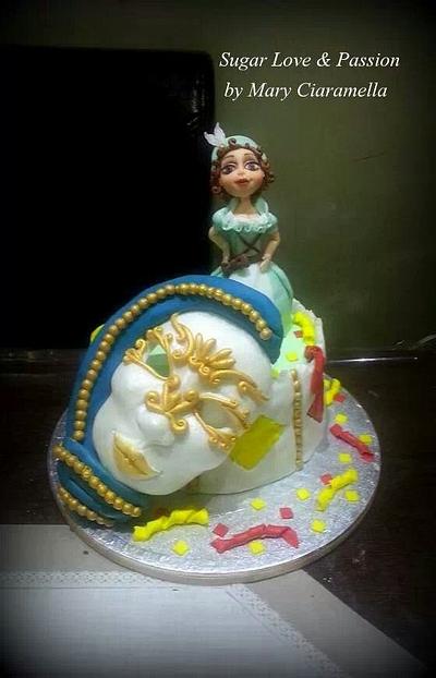 Venetian Carnival Cake - Cake by Mary Ciaramella (Sugar Love & Passion)