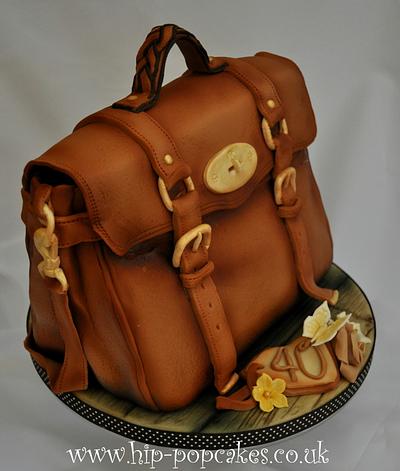 Mulberry handbag cake - Cake by Lesley Marshall cake art