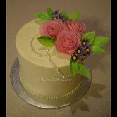Bridal Shower Cake - Cake by Kelly Stevens