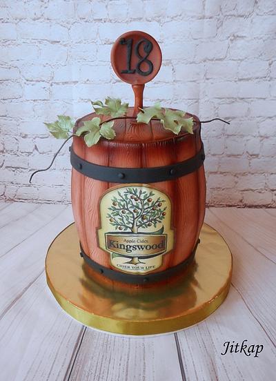 Birthdays barrel - Cake by Jitkap