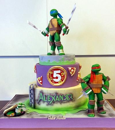 Ninja Turtles Cake - Cake by simonelopezartist