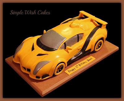 Lamborghini Veneno - Cake by Stef and Carla (Simple Wish Cakes)
