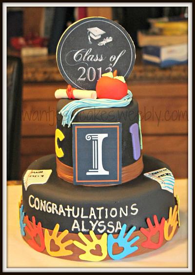 Graduation cake - Cake by Jessica Chase Avila