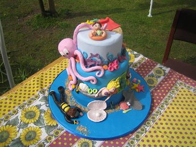 Seaside Cake - Cake by minkyman