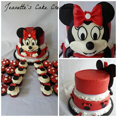 Minnie Mouse - Cake by Jeanette's Cake Creations and Courses