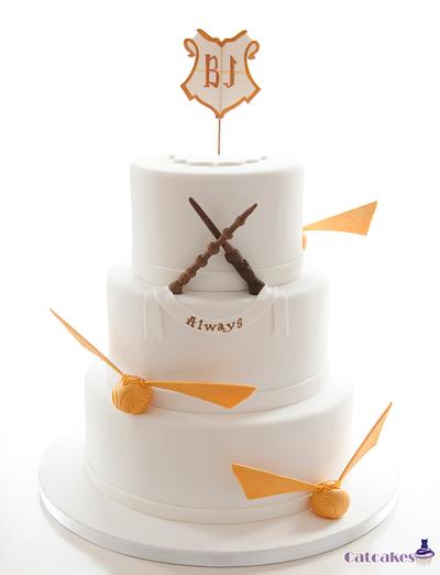 Harry Potter wedding cake - Cake by Catcakes