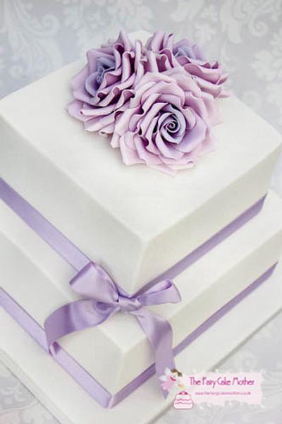 A Simple Wedding Cake - Cake by The Fairy Cake Mother