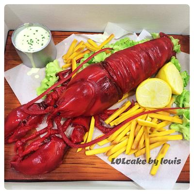 Lobster Meal  - Cake by Louis Ng