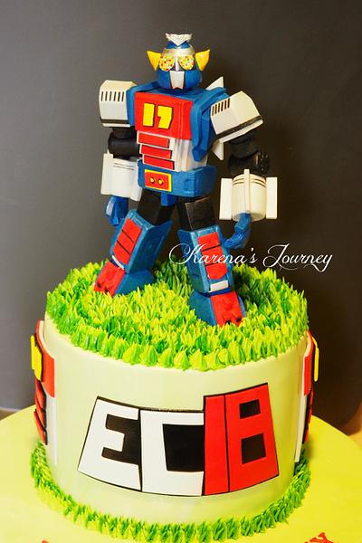 Robot Cake - Cake by Karena's Journey 