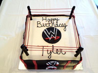 Wrestling Ring - Cake by Dawn Henderson