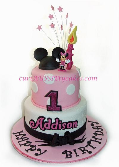 MINNIE MOUSE CAKE - Cake by CuriAUSSIEty  Cakes