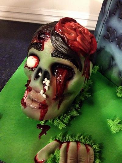 Zombie - Cake by The Cake Lady 