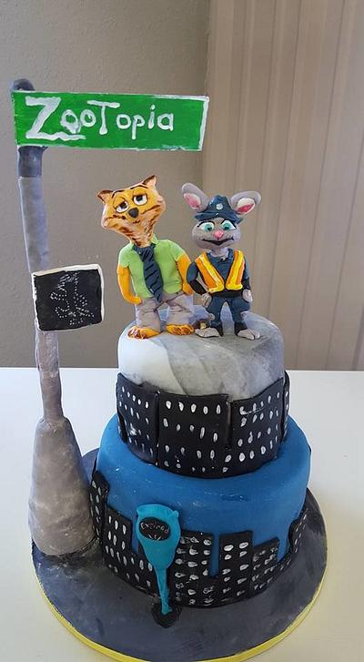 Zootopia cake - Cake by skittles