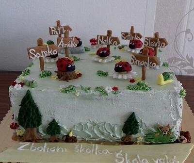 Ladybugs cake - Cake by Ellyys