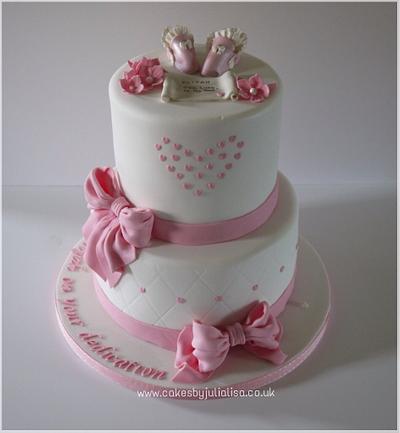 Dedication celebration cake - Cake by Cakes by Julia Lisa