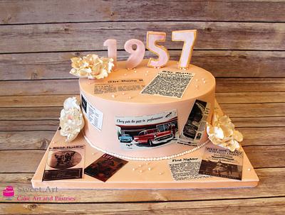 1957 cake - Cake by Sweet Art - Cake Art and Pastries