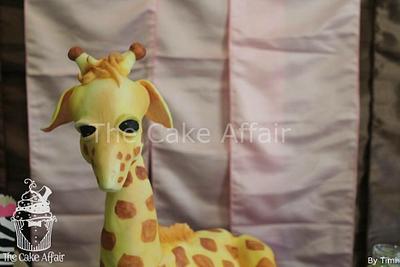 Monte the Giraffe - Cake by Designer Cakes By Timilehin