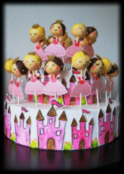 Princess cake pops - Cake by BloomCakeCo