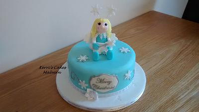 Snowflake fairy - Cake by Kerri's Cakes