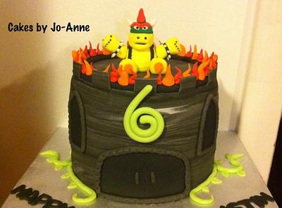 Bowser- Super Mario- Castle - Cake by Cakes by Jo-Anne