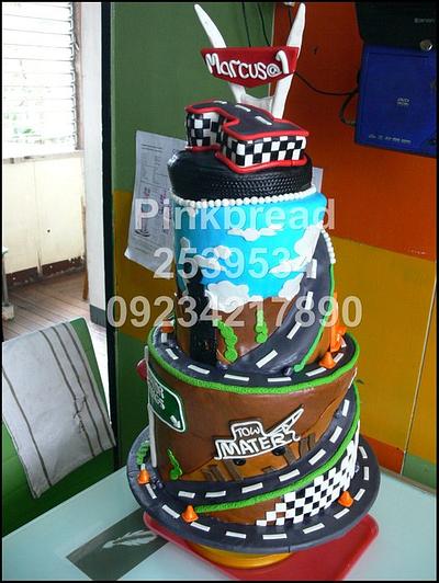 5 Tier Cars Cake - Cake by PinkBread