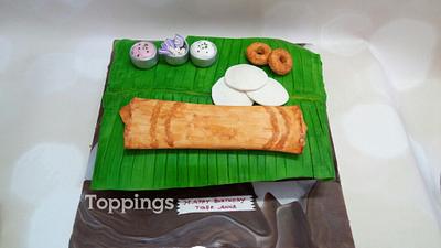 Indian food platter cake - Cake by toppings