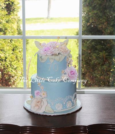 Surprise 70th birthday cake! - Cake by The Little Cake Company
