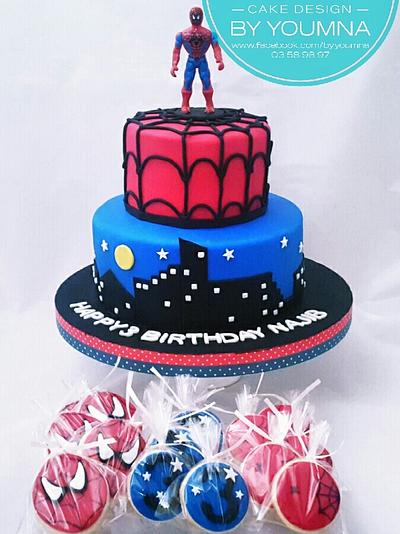 Spiderman - Cake by Cake design by youmna 