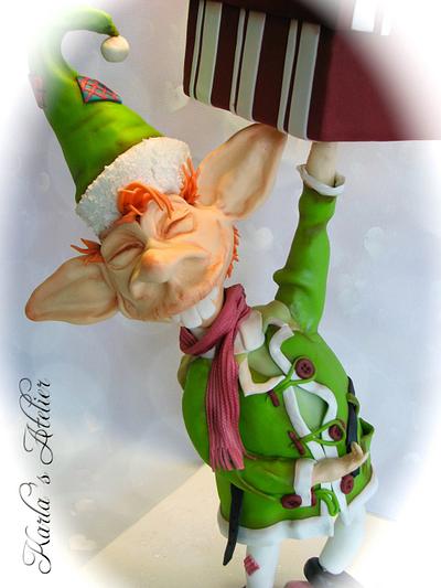 Collaboration: "Believe in the magic of Christmas" - Cake by Karla Vanacker