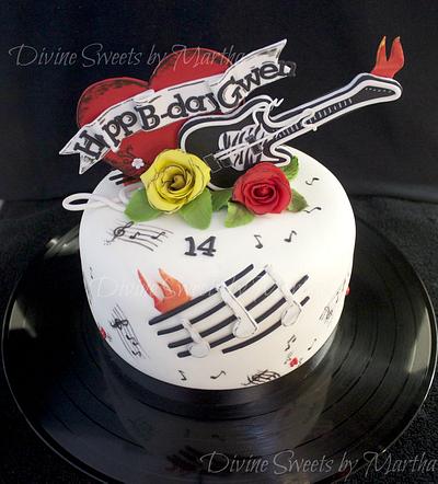 Rock n Roll cake - Cake by Martha Chirinos Teruel