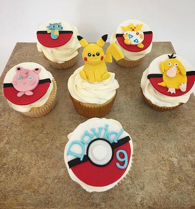 Pokémon cupcakes - Cake by SweetCreationsbyFlor