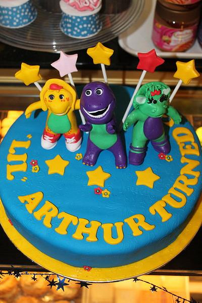 Barney & Friends - Cake by Reggae's Loaf