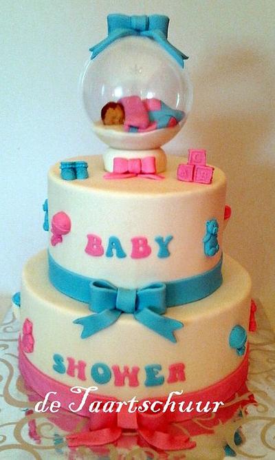babyshower cake - Cake by deborah de jong