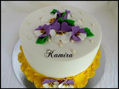 Violets cake - Cake by Kamira