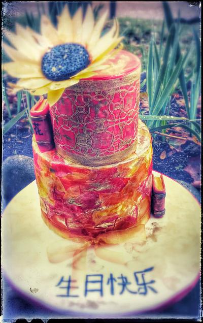 Chinese Inspired Autmn - Cake by Danijela Lilchickcupcakes